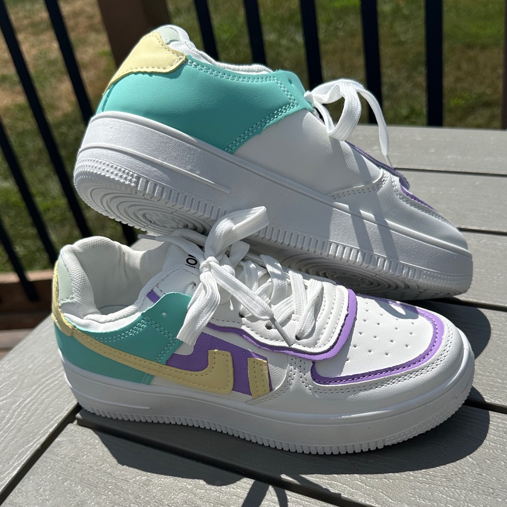 Colorful Low-Top Sneakers